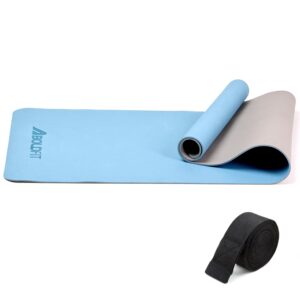 Boldfit Yoga Mats For Women Men Exercise Mat For Home Gym Anti Slip 6mm Workout Yoga Mat Gym Mats - Beetle Grey, Ethylene Vinyl Acetate